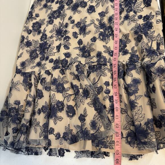 Gal Meets Glam Colection Rosemary Midi Dress Women's Size 20 Floral Embroidered - Picture 14 of 15